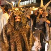 Krampus in the Crosswalk