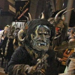 Frau Perchta at Krampus Walk