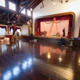 Setting up for the Ball