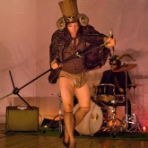 Mike Odd Performing with The Kramps